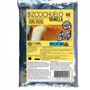 Premezcla Bizcochuelo Vainilla x350g Doña Pacha