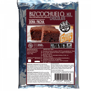 Premezcla Bizcochuelo Chocolate x350g Doña Pacha